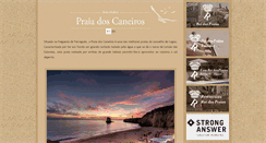 Desktop Screenshot of praiadoscaneiros.com